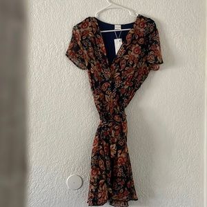 Silk and salt mini dress